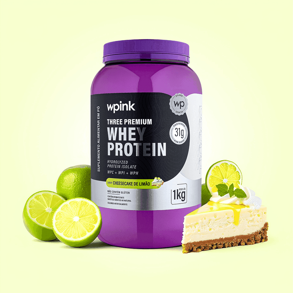 Whey protein cheesecake de limão 3W - (1kg)