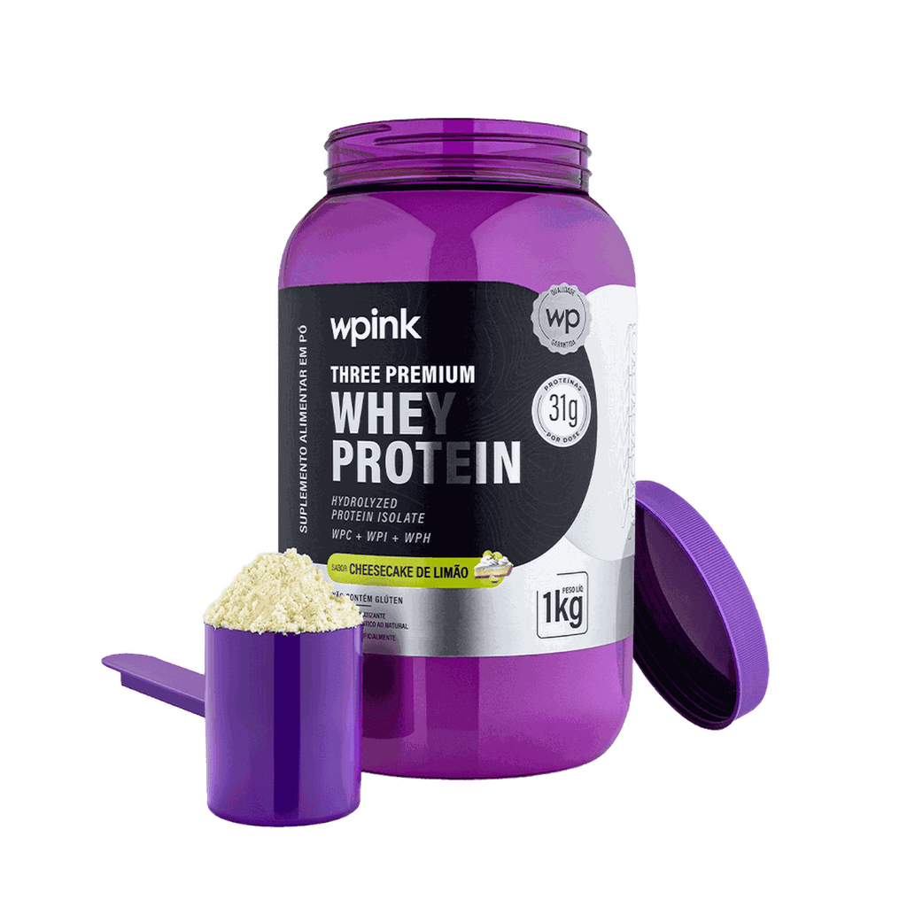 Whey protein cheesecake de limão 3W - (1kg)
