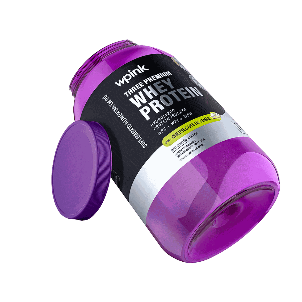 Whey protein cheesecake de limão 3W - (1kg)