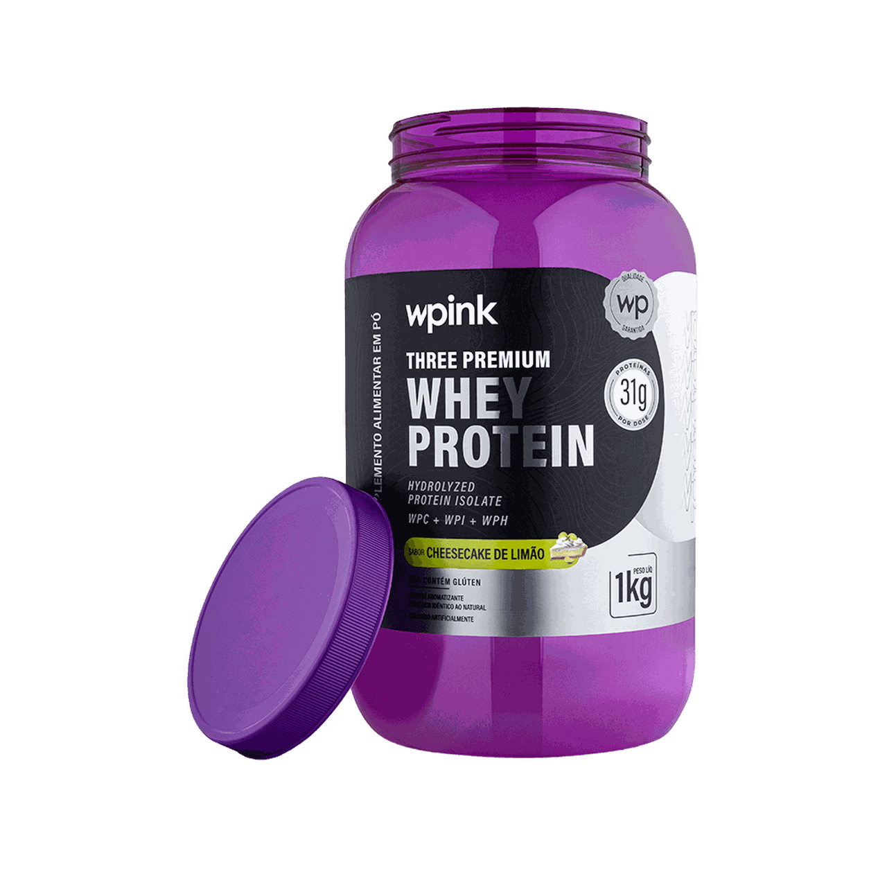 Whey protein cheesecake de limão 3W - (1kg)