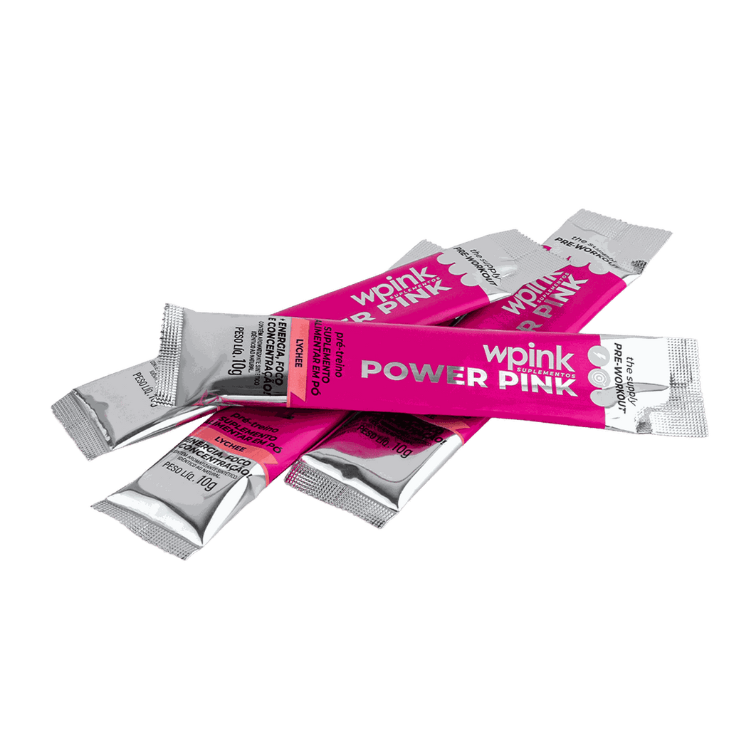 Power pink de lichia - pré-treino