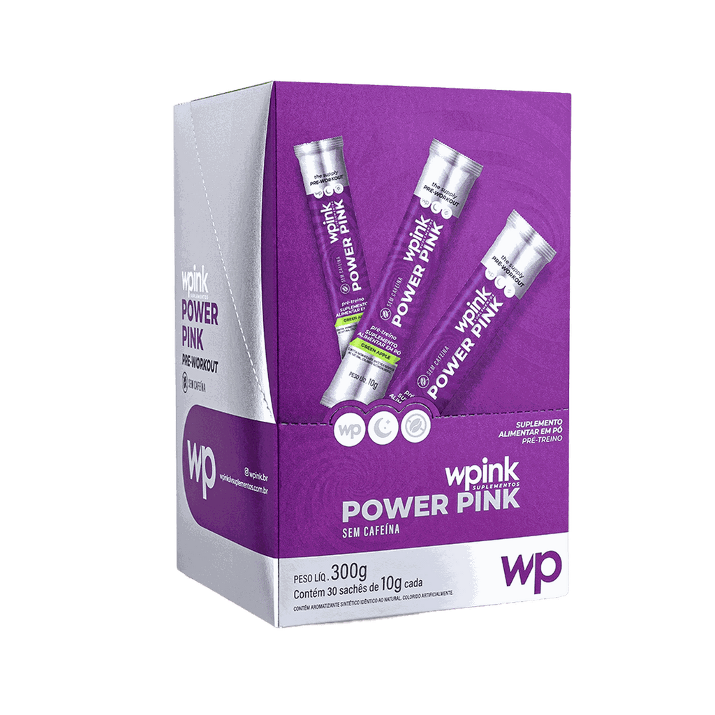 Power pink de maçã verde - pré-treino
